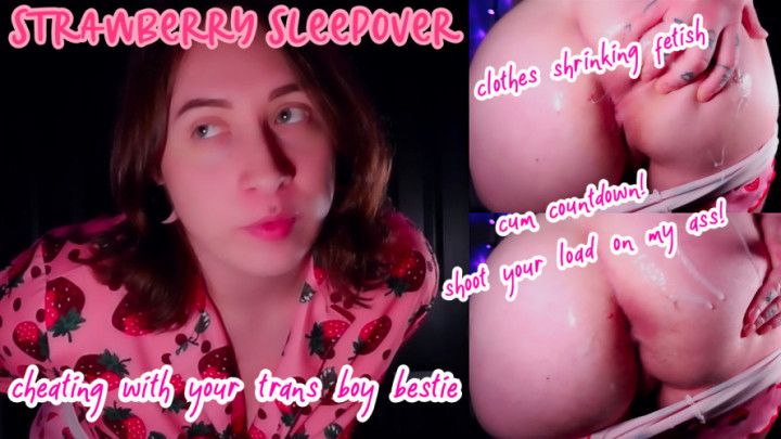 Strawberry Sleepover: Cheating with your cute Best Friend