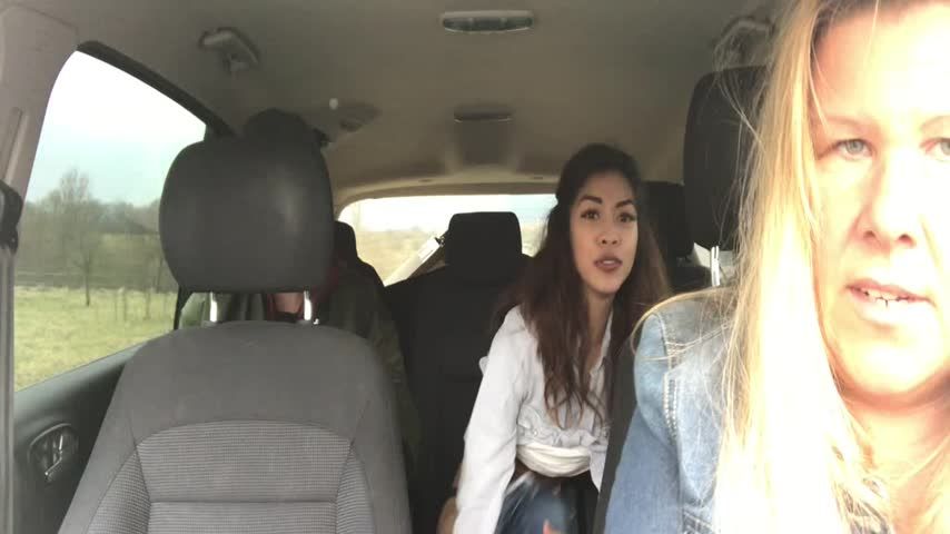 Asian Aupair fucked by Hitchhiker