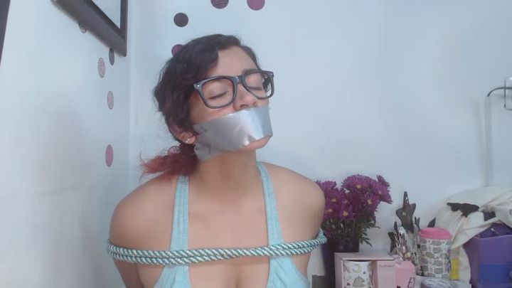 Taken and gagged with duct tape
