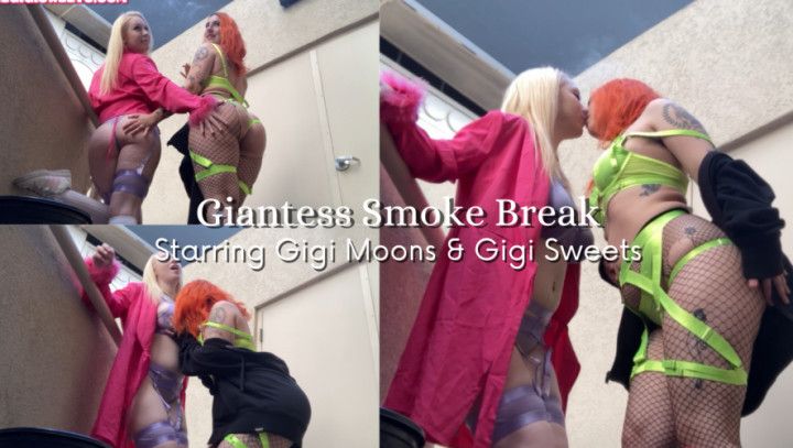 Giantess Smoke Break with Gigi Sweets