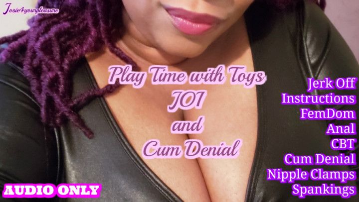Play Time w/ Toys  JOI Cum Denial Audio