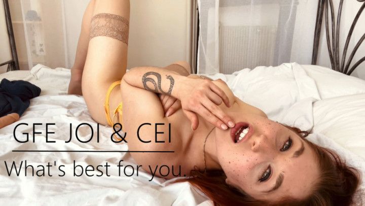 GFE JOI and CEI - What's best for you