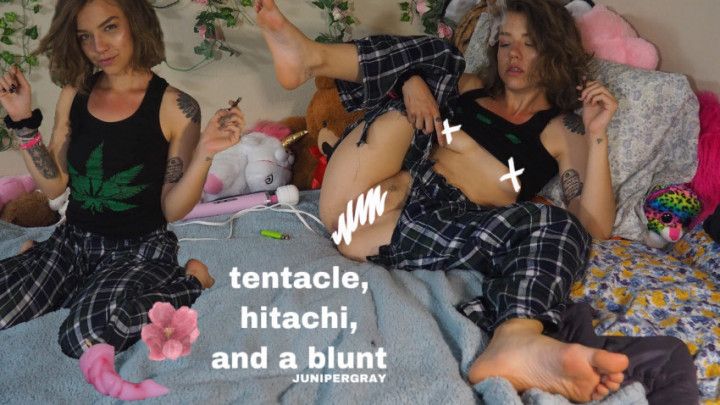 tentacle, hitachi, and a blunt