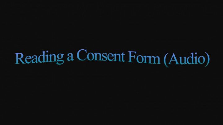 Reading a Circumcision Consent Form