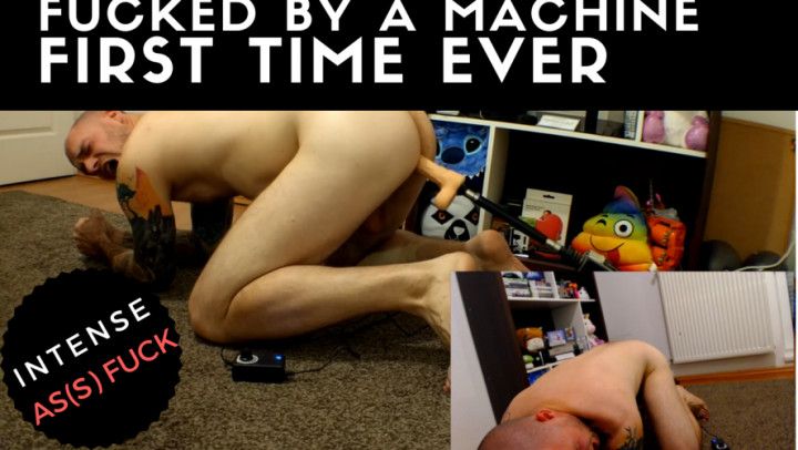 My first ever anal fuckmachine
