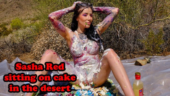 Sasha Red Gets Messy for the First Time in the Desert