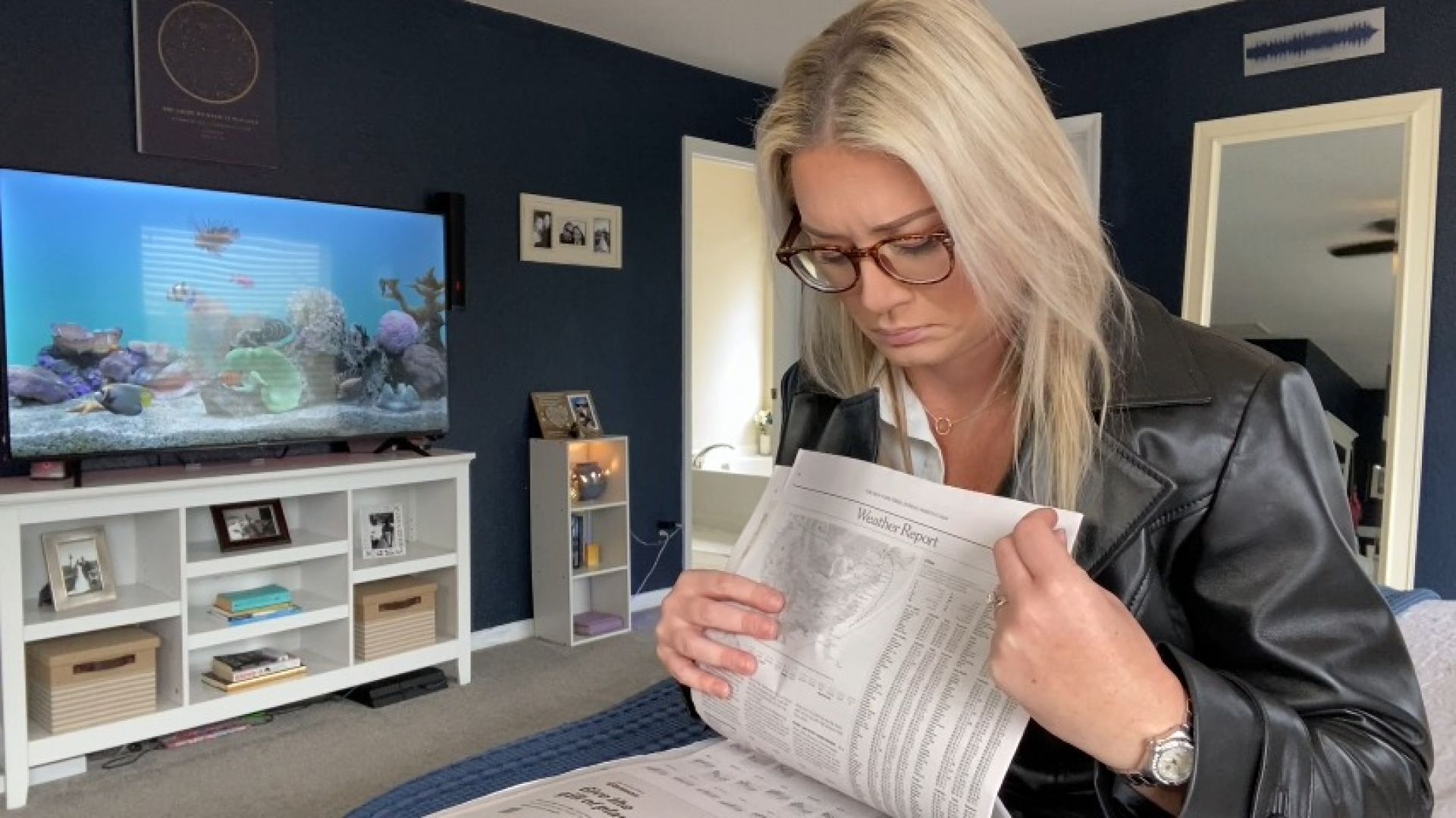 Reading the Newspaper, Sucking My Way Into a Loan