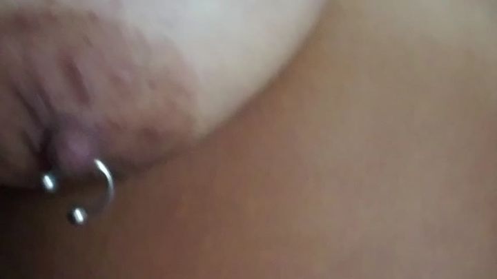 BBW shows her belly and pussy