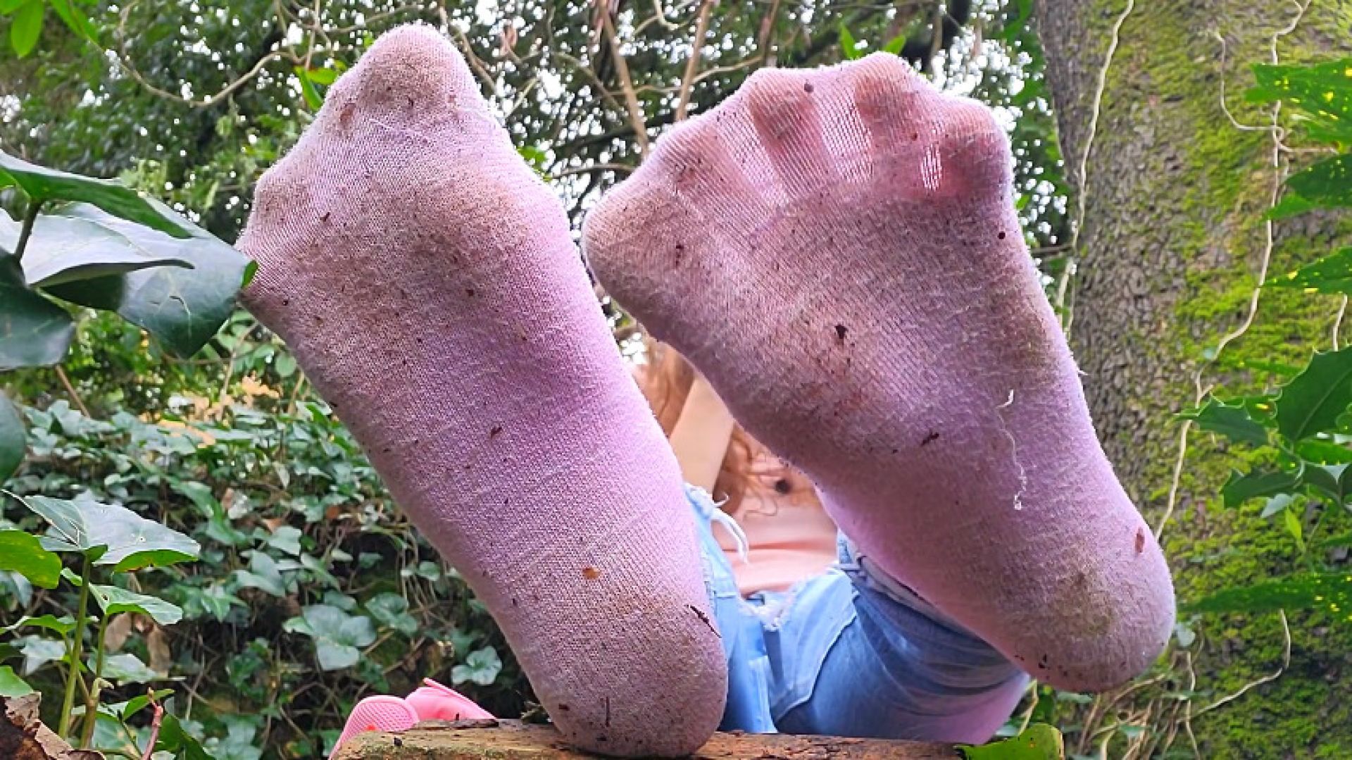 Lick Dirty Pink Ankle Socks