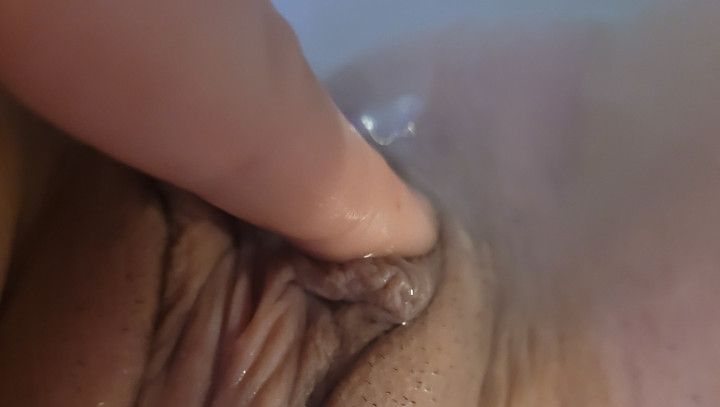 Close up of me fingering my pussy