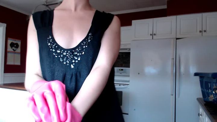 Down Blouse View: Hand Washing Lingerie