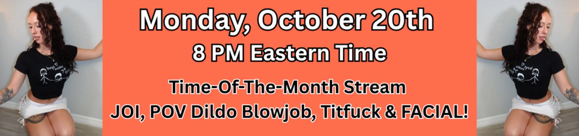 Scheduled show banner
