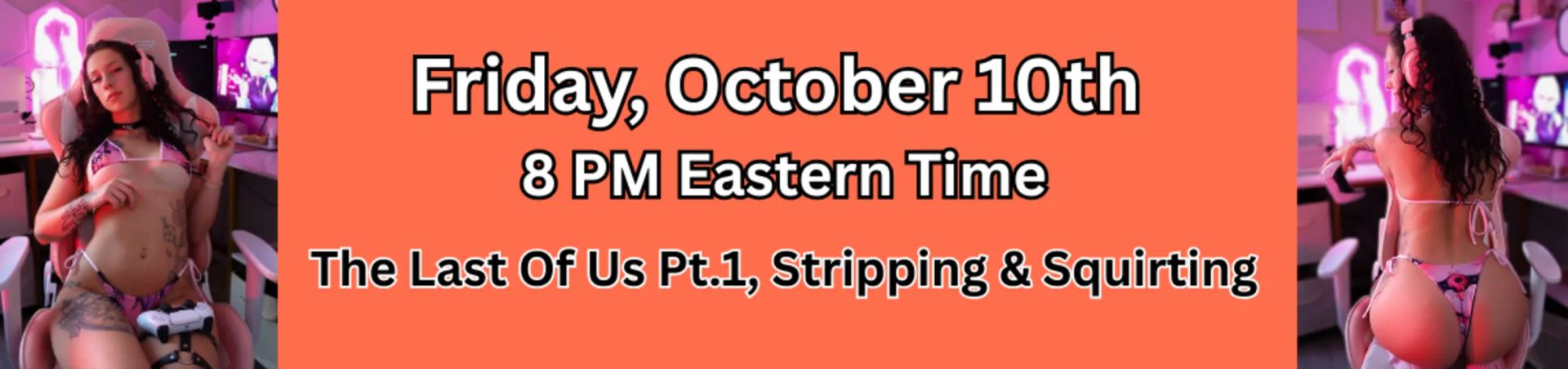 Scheduled show banner