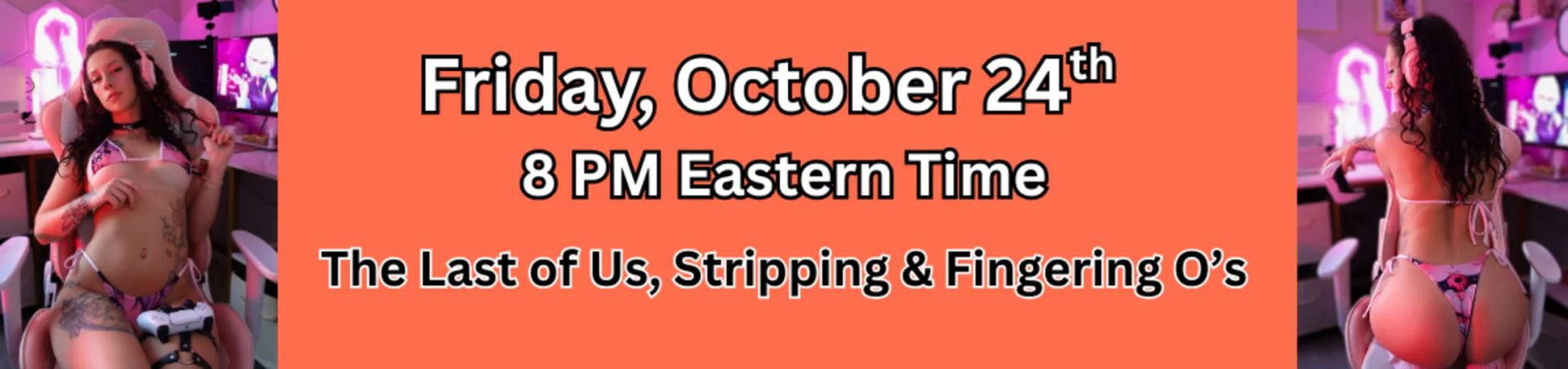 Scheduled show banner