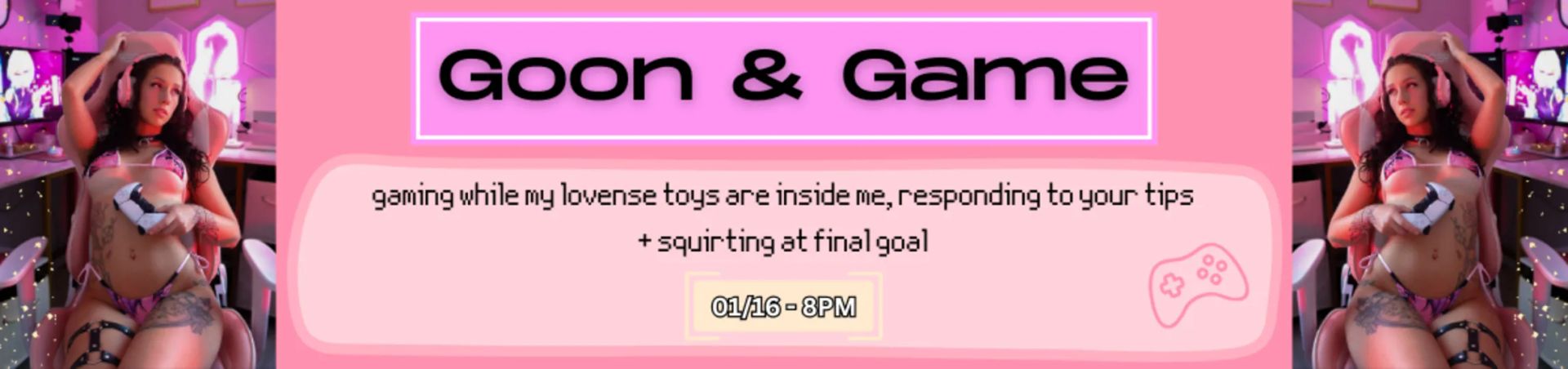 Scheduled show banner