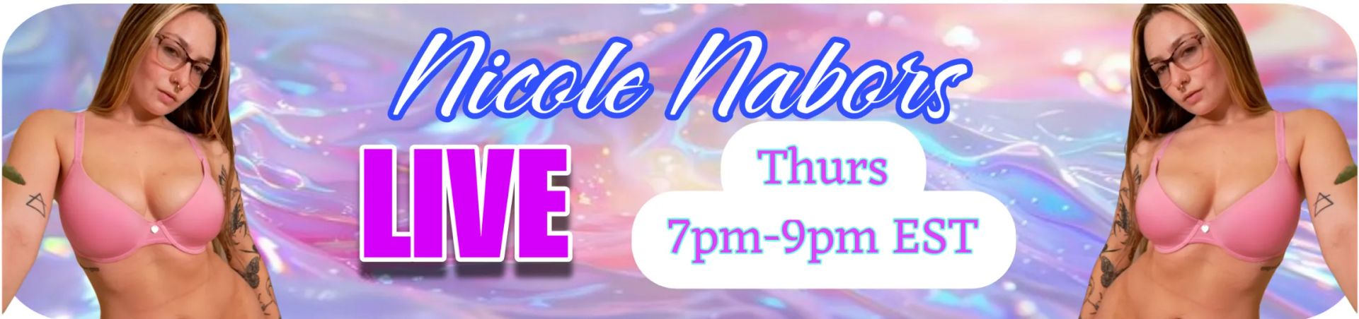 Scheduled show banner