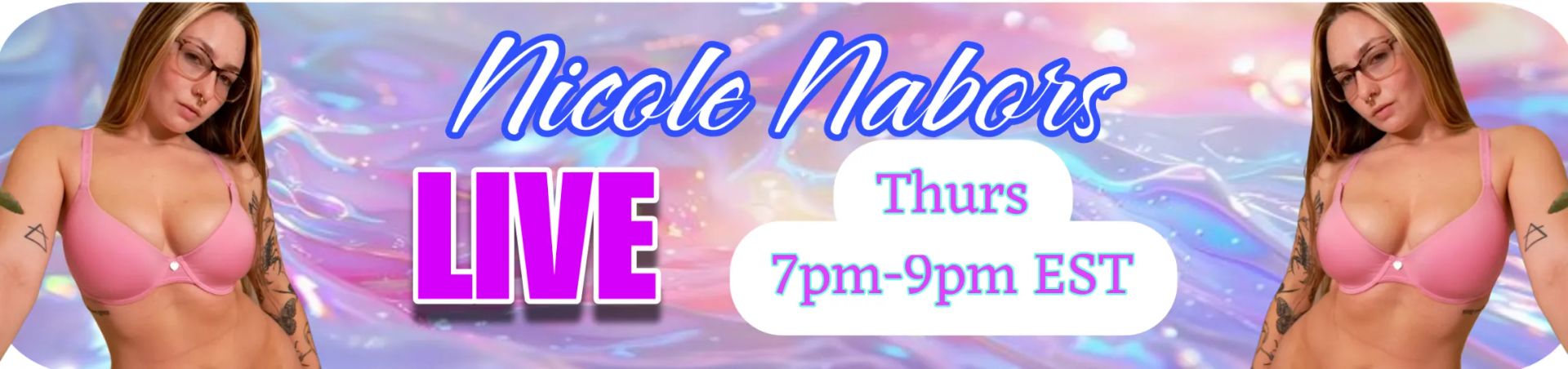 Scheduled show banner