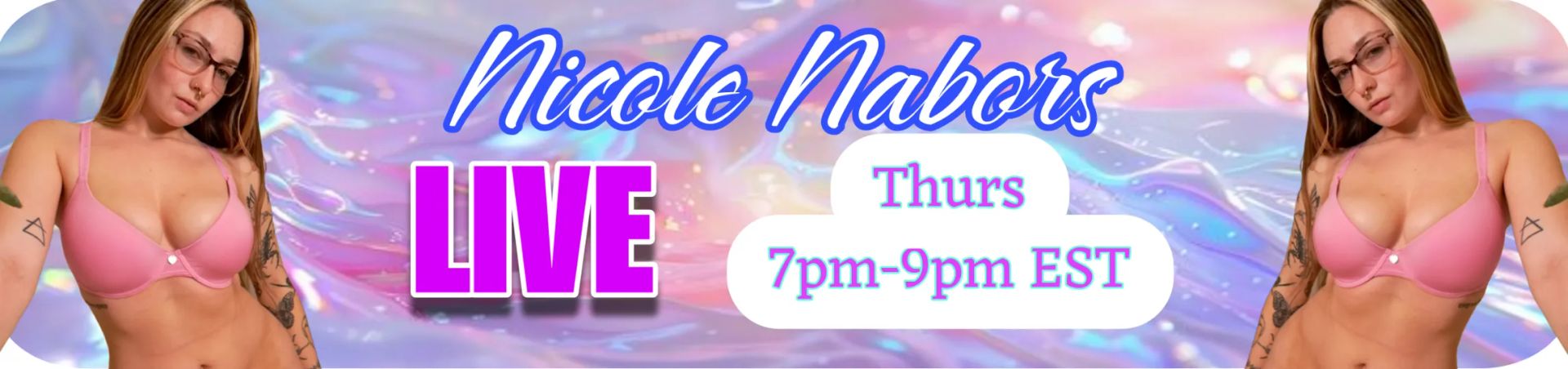 Scheduled show banner