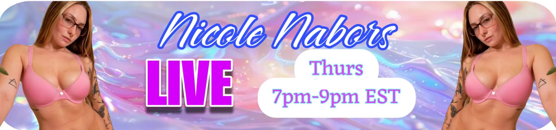 Scheduled show banner