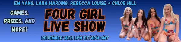 4 Girl Live Show - Games, Prizes, and More! show image