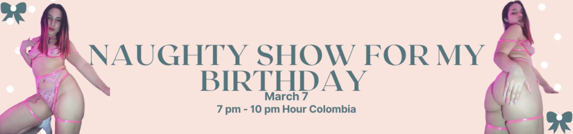 Scheduled show banner