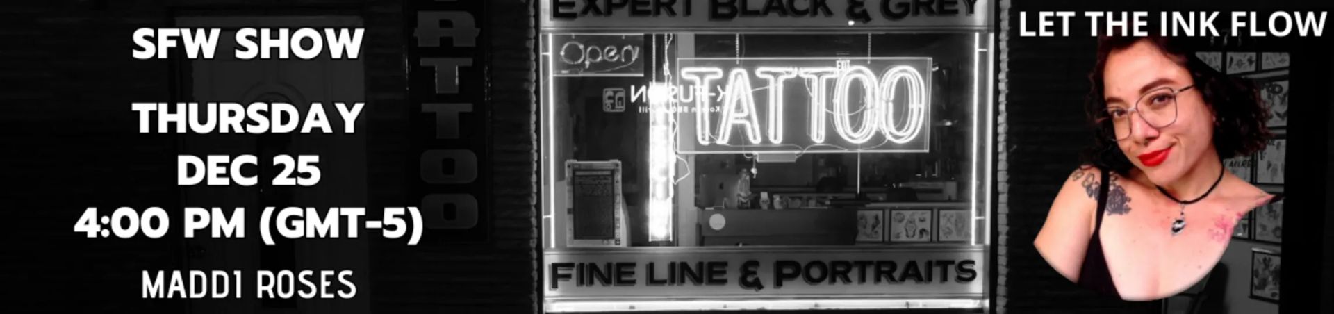 Scheduled show banner