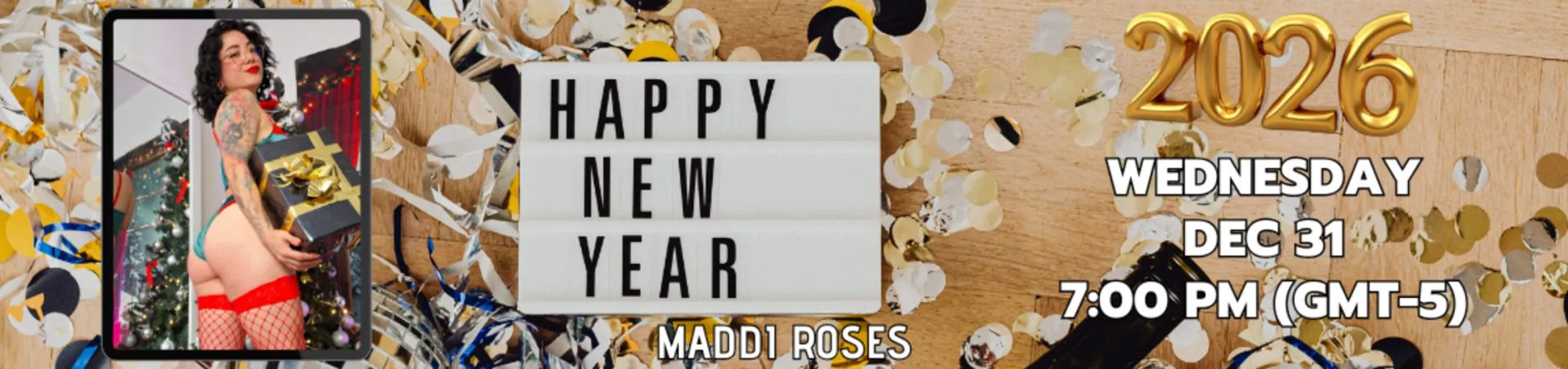 Scheduled show banner