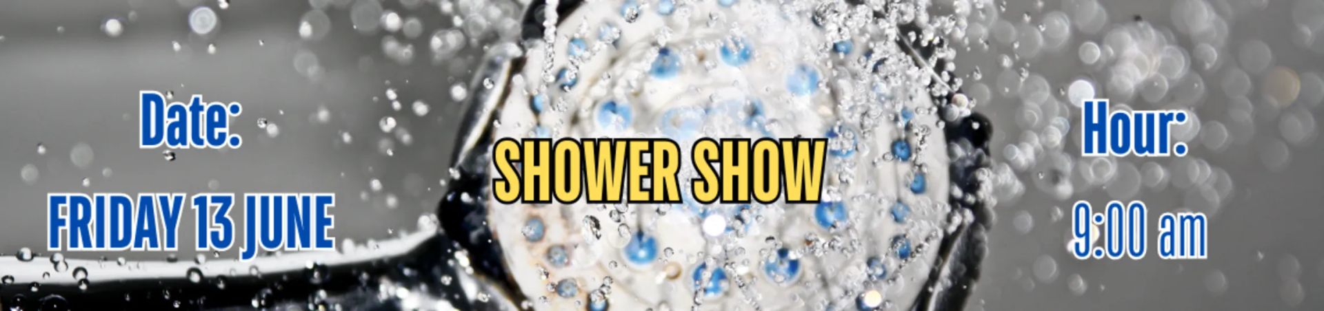 Scheduled show banner