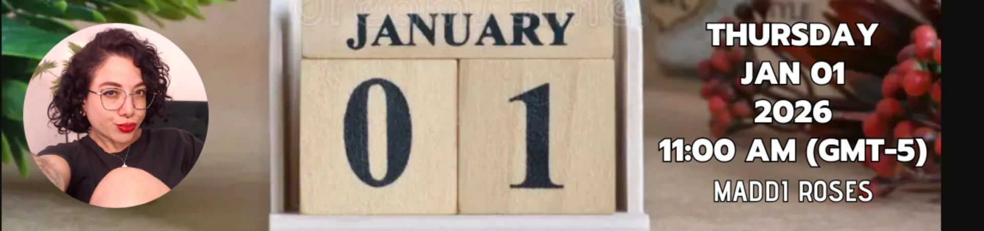 Scheduled show banner