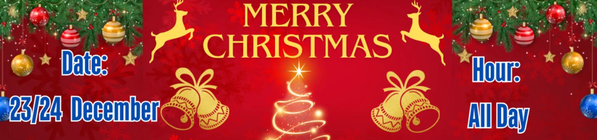 Scheduled show banner