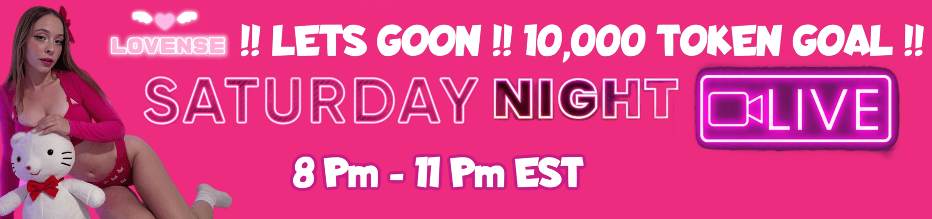 Scheduled show banner