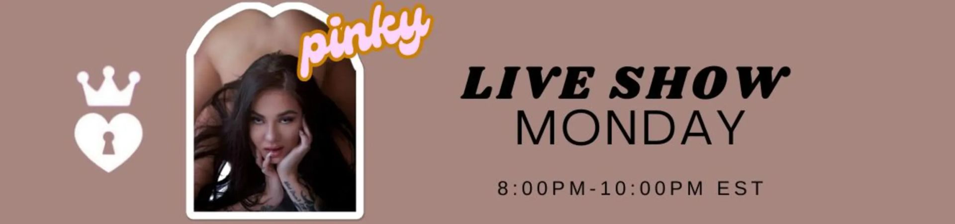 Scheduled show banner