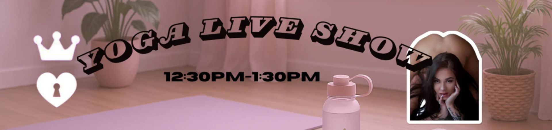 Scheduled show banner