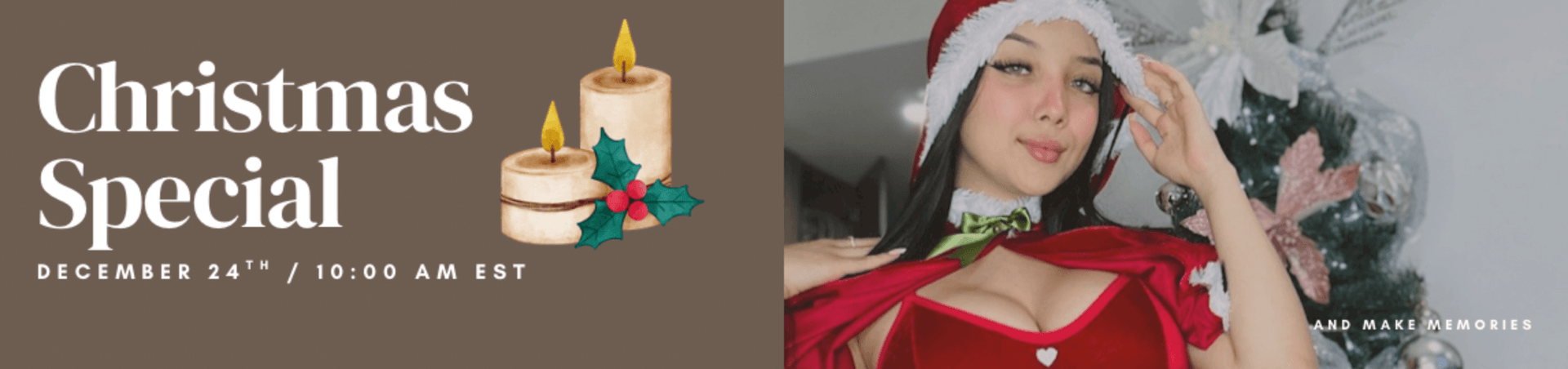 Scheduled show banner