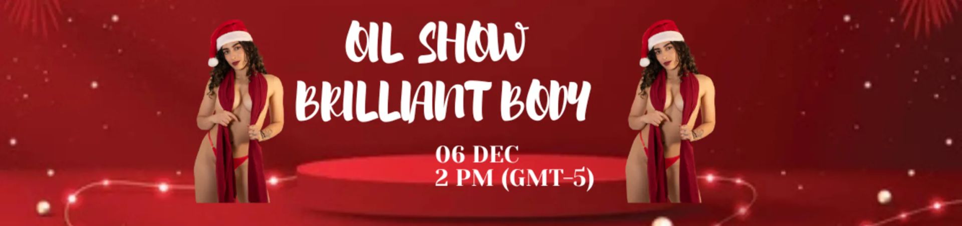 Scheduled show banner