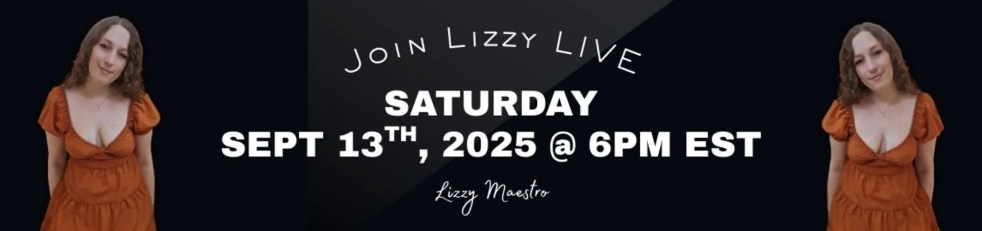 Scheduled show banner