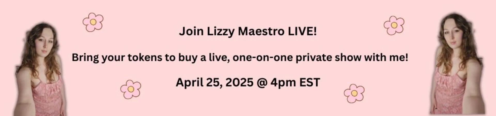 Scheduled show banner