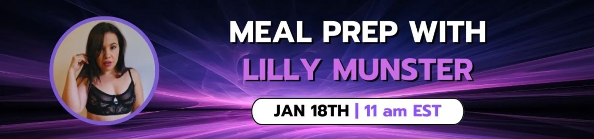 Scheduled show banner