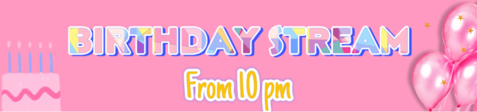 Scheduled show banner