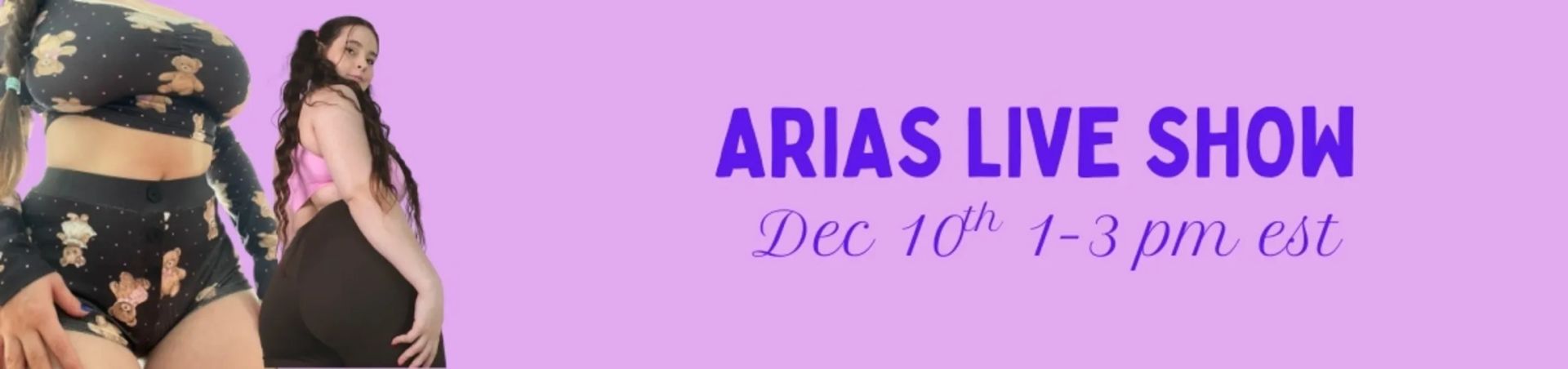 Scheduled show banner Scheduled show banner