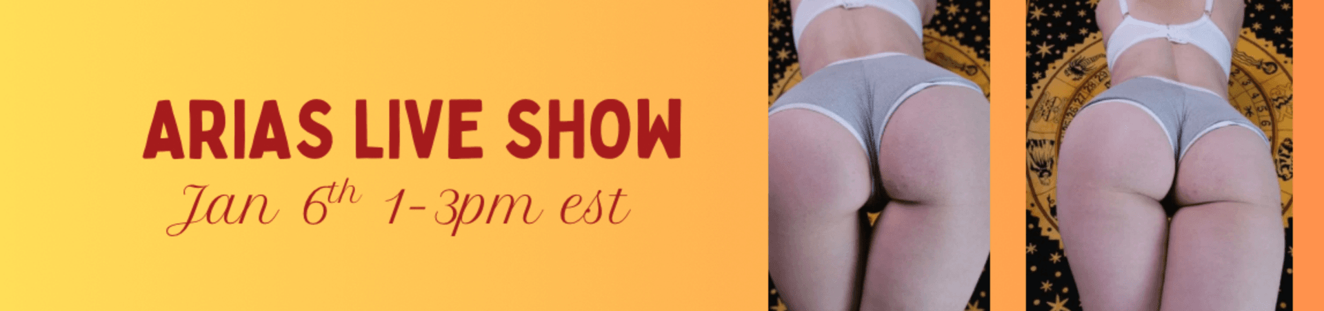 Scheduled show banner