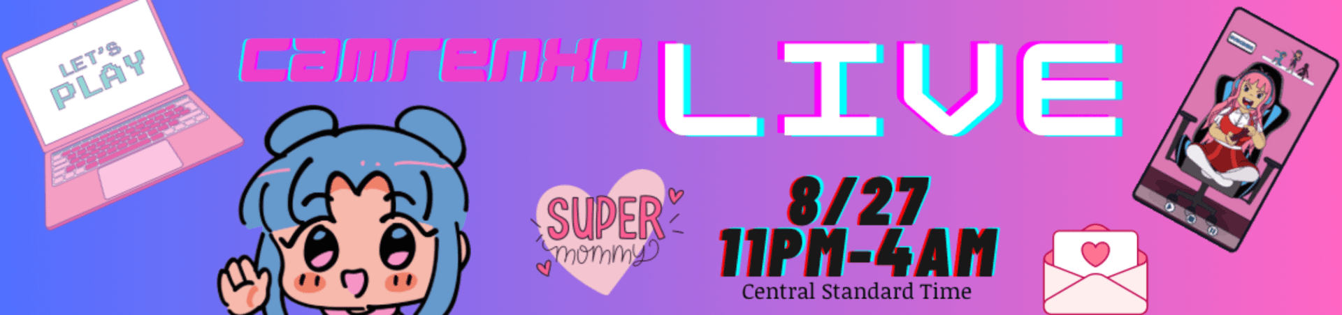 Scheduled show banner