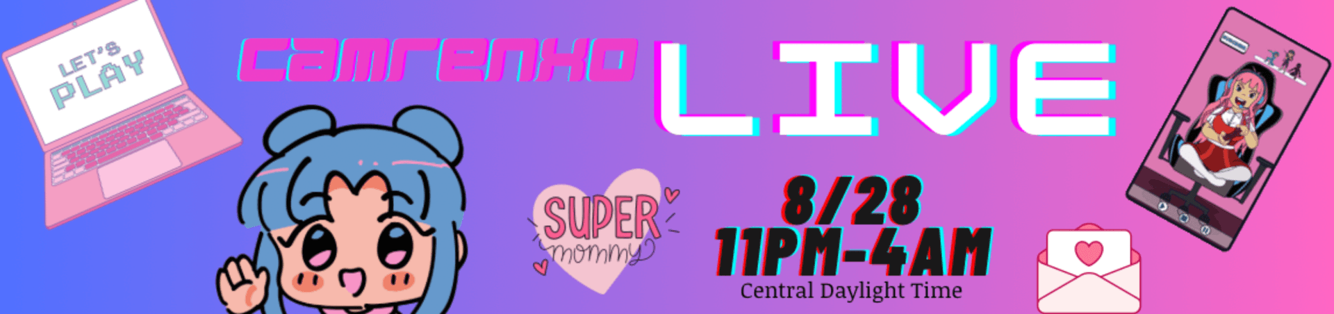 Scheduled show banner