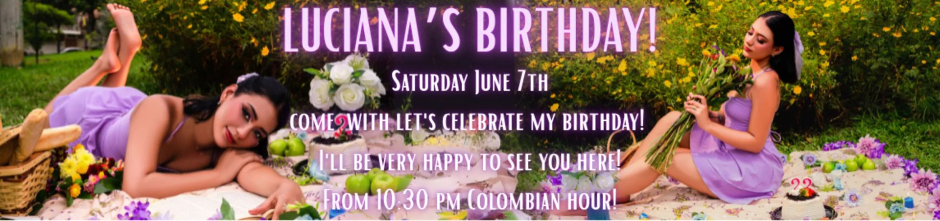 Scheduled show banner