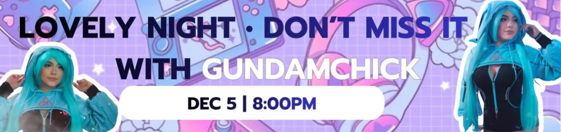 Scheduled show banner Scheduled show banner