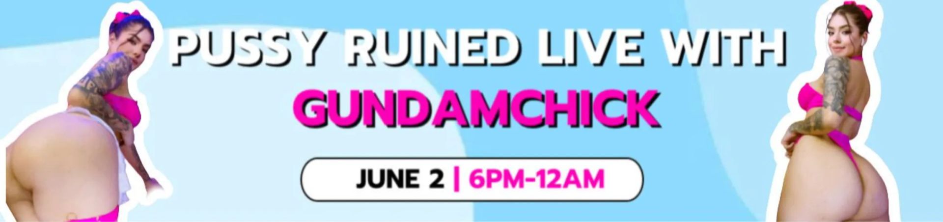 Scheduled show banner