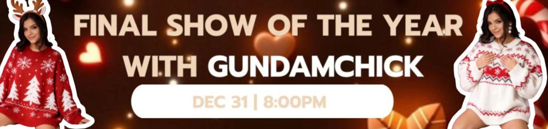 Scheduled show banner