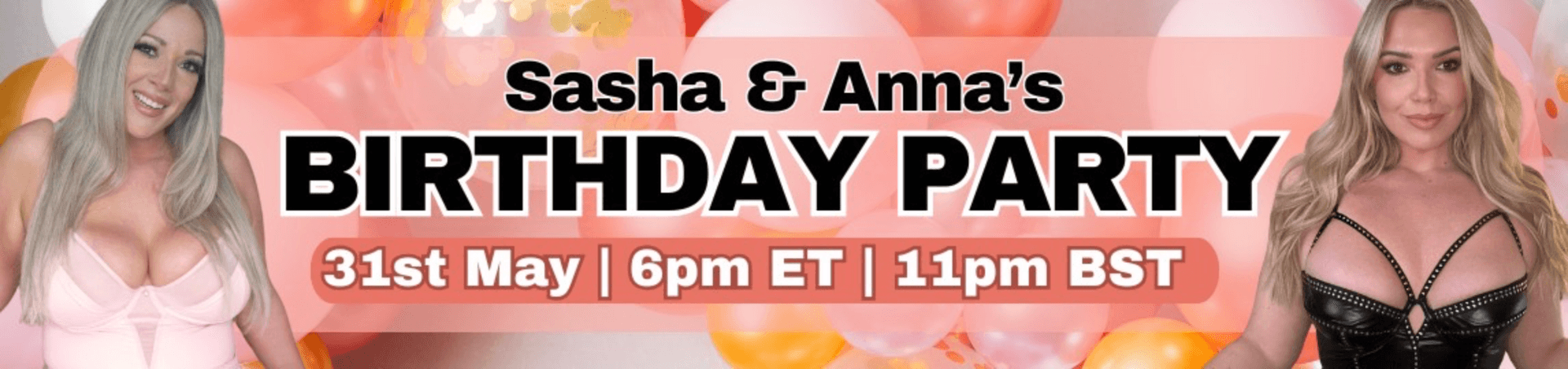 Scheduled show banner