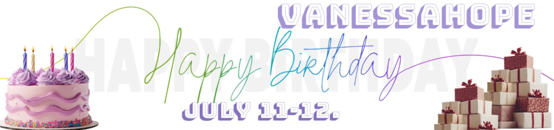 Scheduled show banner