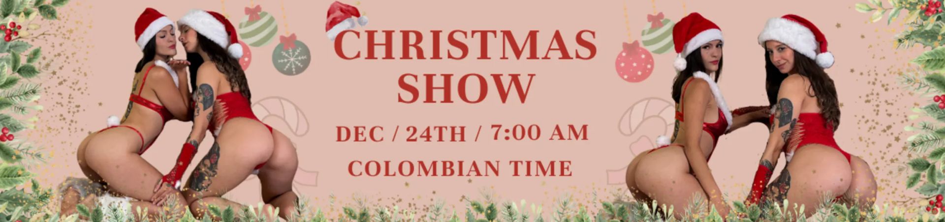 Scheduled show banner